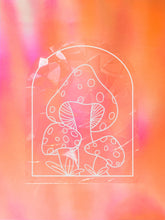 Load image into Gallery viewer, Mushroom Suncatcher Decal