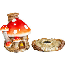 Load image into Gallery viewer, Mushroom House Incense Holder
