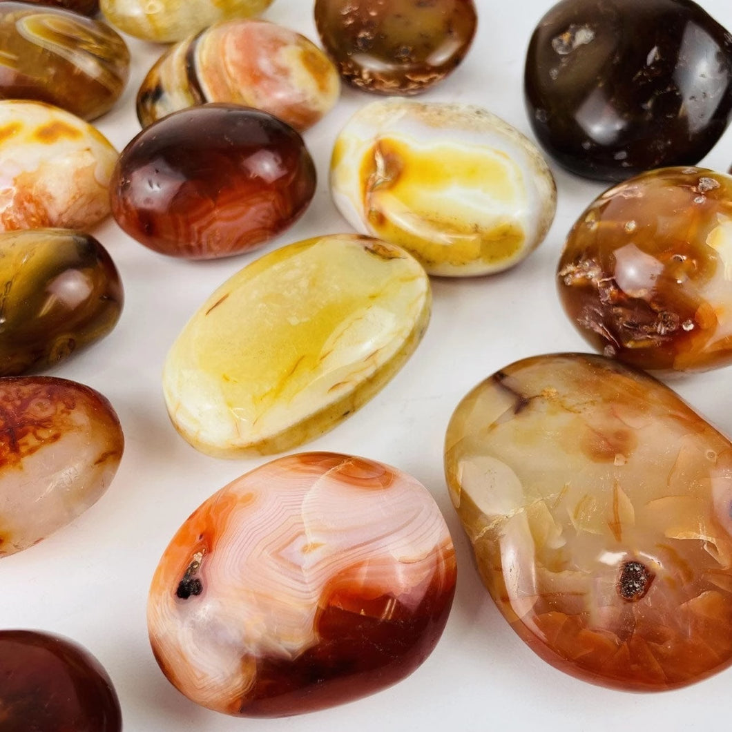 Carnelian Palm Stone