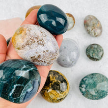 Load image into Gallery viewer, Ocean Jasper Palm Stones
