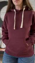Load image into Gallery viewer, Burgundy Hoodie
