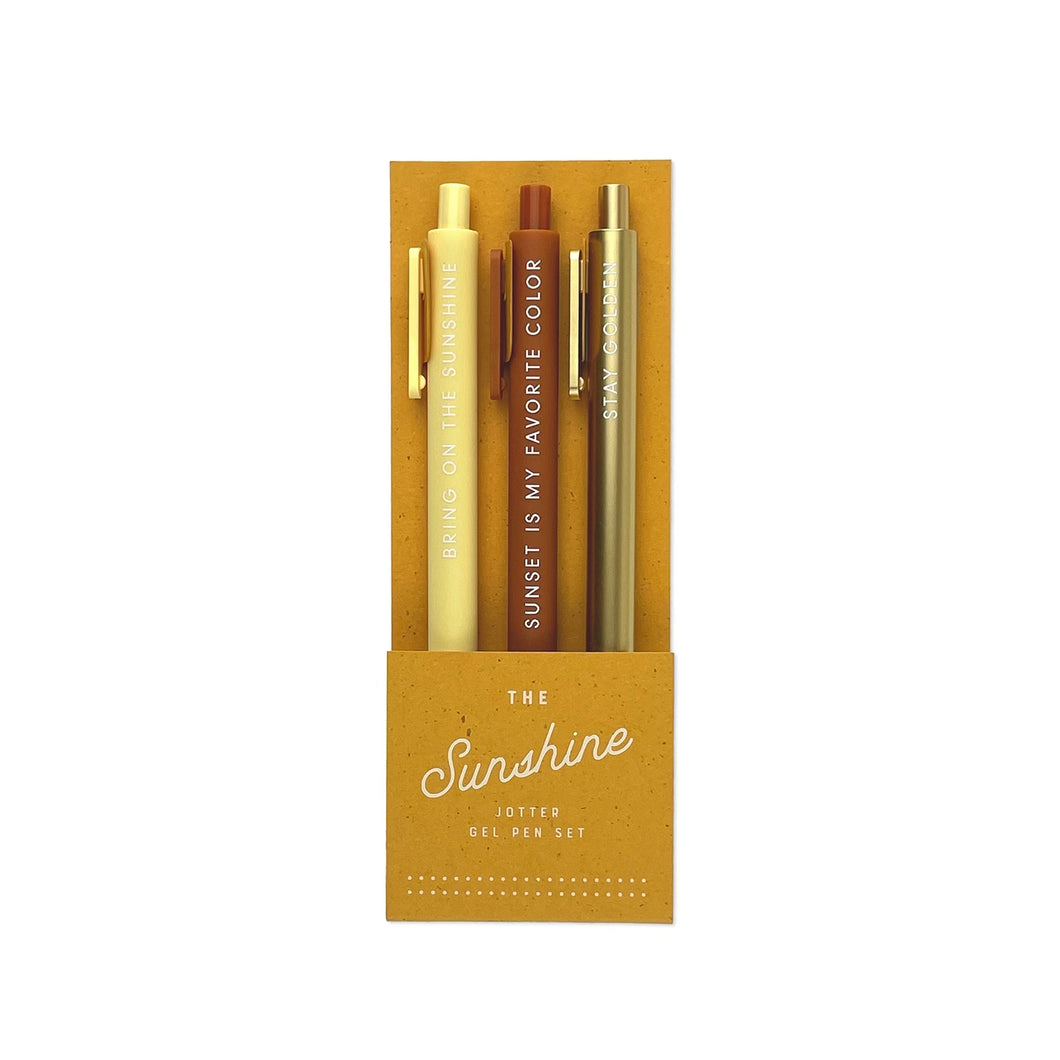 “Pocketful of Sunshine” Pens