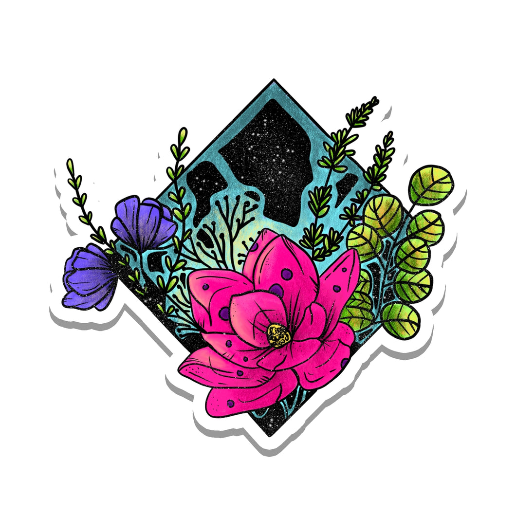 Flowery Sticker