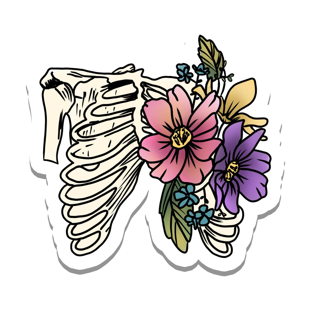 Rib Cage Sticker