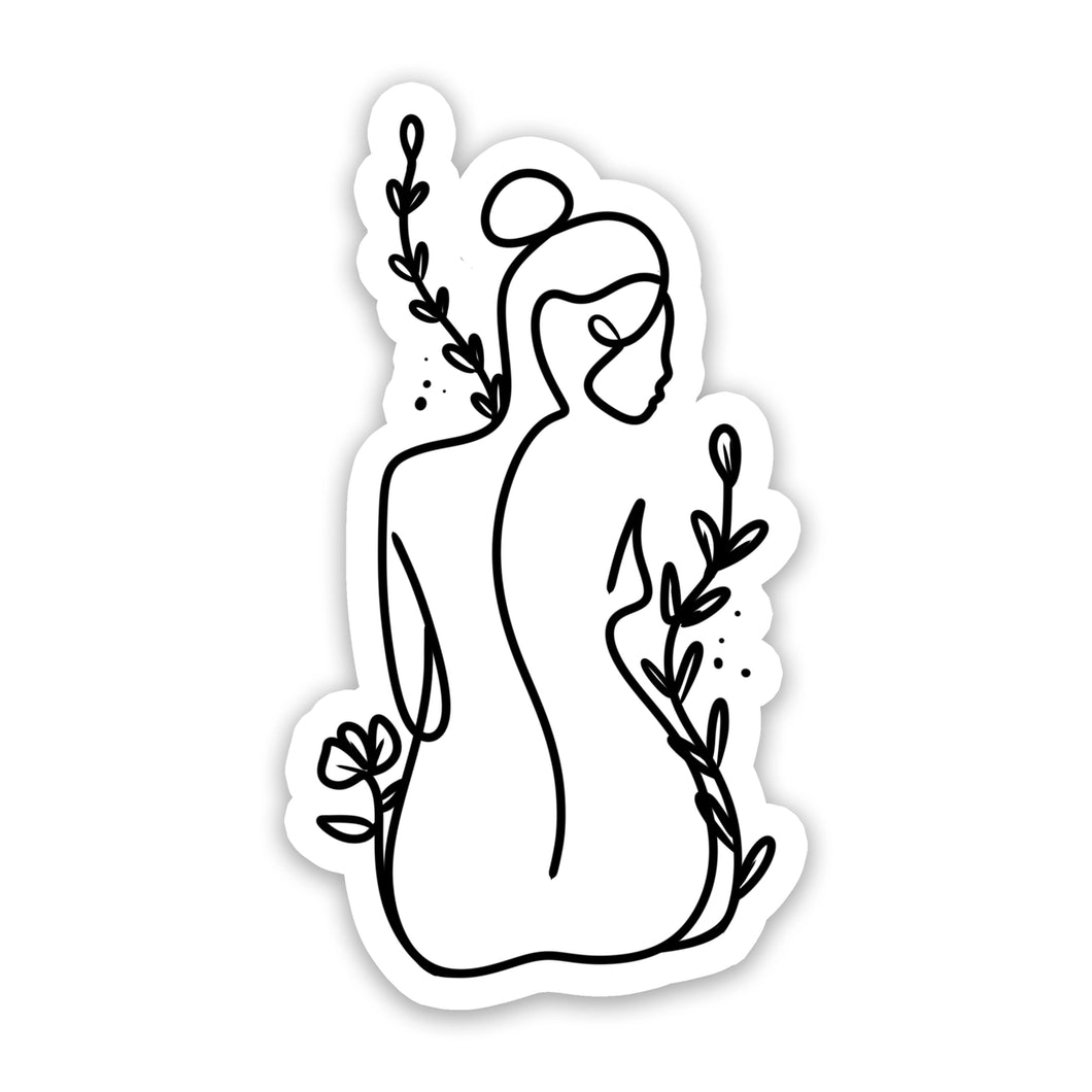 Woman Silhouette Sticker