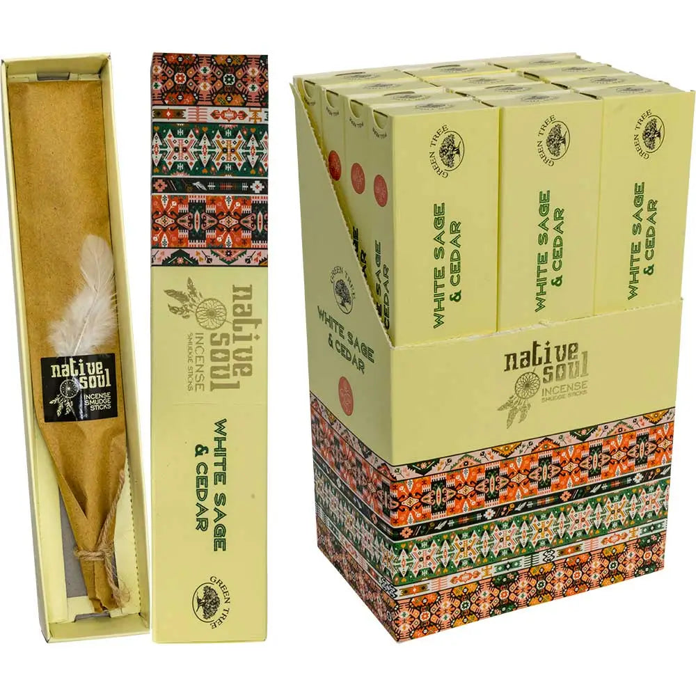 White Sage & Cedar Incense Sticks