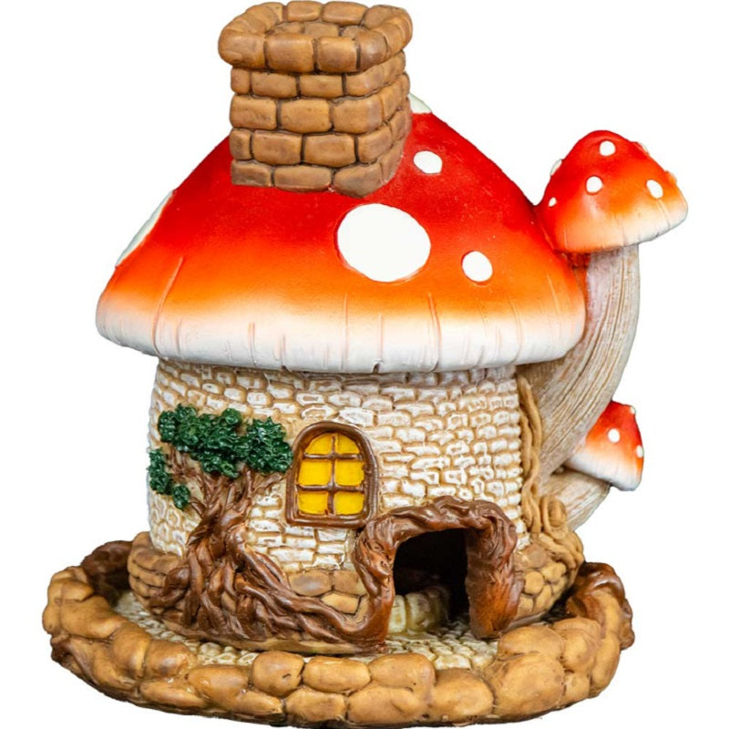 Mushroom House Incense Holder